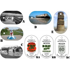 D-Day 80th Anniversary Commemorative Tags